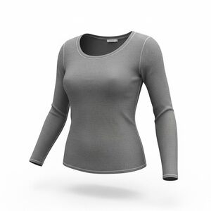 Rock & Republic Charcoal Long Sleeve Women's Tee XL